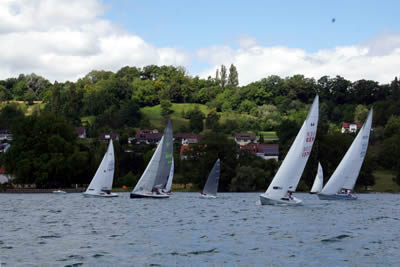 Segelboote auf dem Untersee